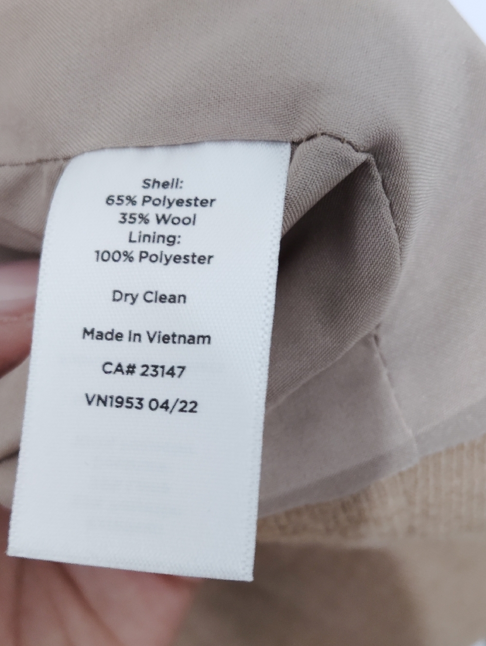Talbots Plus Classic Camel Blazer ๐ซฐ๐พ๐ซ - Picture 4 of 4